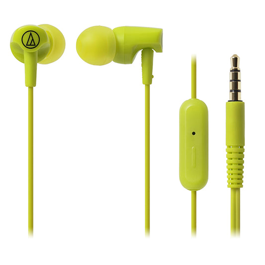 Audio Technica ATH-CLR100iS GL Green Lime Sonic Fuel In Ear Headphone Earphone (CLR100iS)