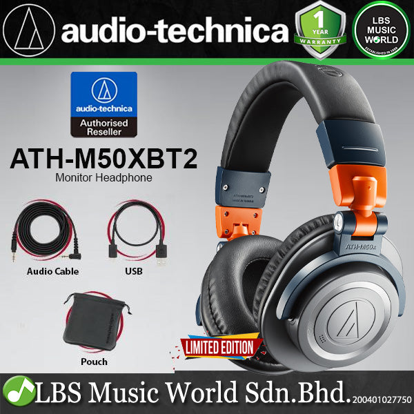 Audio Technica ATH-M50xBT2 Professional Monitor Bluetooth Headphone (M50X M50xBT M50BT2)