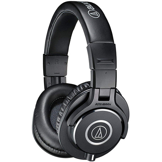 Audio Technica ATH-M40x Professional Studio Monitor Headphone Black (ATH M40X)