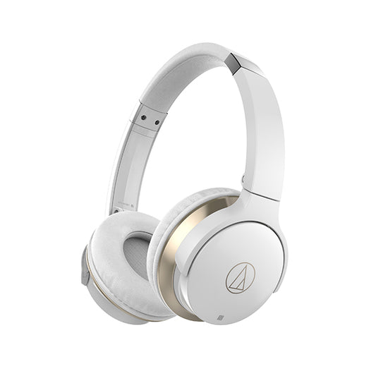 Audio Technica ATH-AR3BT White SonicFuel Wireless On Ear Headphone (AR3BT)