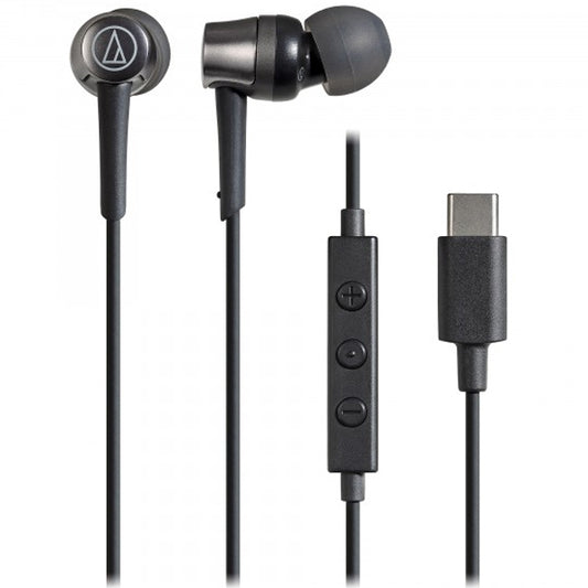 Audio Technica ATH-CKD3C USB Type C Earbuds In Ear Headphones with Connector Earphones (CKD3C)