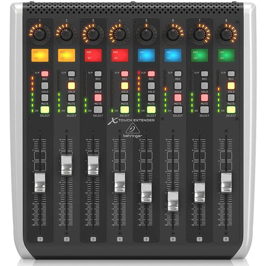 Behringer X-TOUCH EXTENDER with Touch Sensitive Motor Fader Scribble Strip and USB Hub and Interface (XTOUCH)