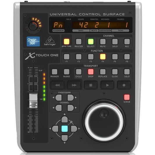 Behringer X-TOUCH ONE Universal Control Surface with Touch Sensitive Motor Fader and LCD Scribble Strip (XTOUCH)
