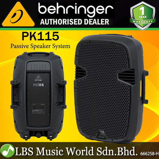 Behringer PK115 800 Watt 15 Inch Passive Speaker (PK 115 PK-115)