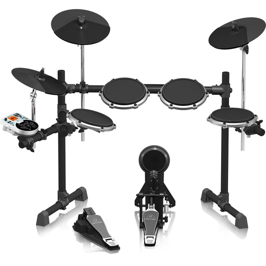 Behringer XD-80USB 8 Piece Digital Electronic Drum Set with DA30BT Monitor Speaker (XD 80USB XD80USB)