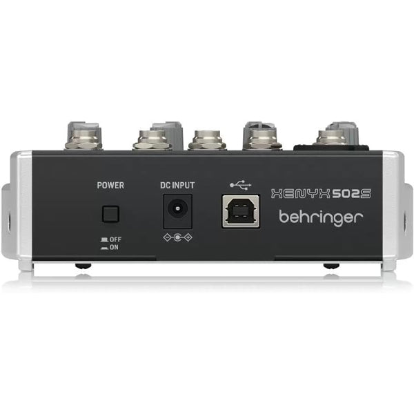 Behringer XENYX-502S Premium Analog 5-Input Mixer with USB Streaming Interface (502S)