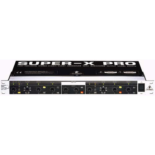 Behringer CX2310-V2 High Precision Stereo 2 Way Mono 3 Way Crossover with Subwoofer Output (CX2310V2 CX-2310 CX2310 V2)