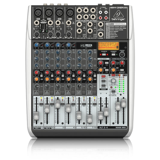 Behringer XENYX-QX1204USB Premium 12 Input Portable Mixer USB Audio Interface (QX1204USB)