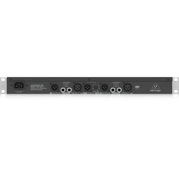 Behringer FBQ-1502HD High Definition 15 Band Stereo Graphic Equalizer with FBQ (FBQ1502HD FBQ 1502HD FBQ1502 HD FBQ-1502)