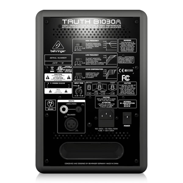 Behringer B-1030A 35W + 15W Active 2 Way Studio Monitor Speaker with 5.25" Kevlar Woofer Pair (B1030A B1030 A)