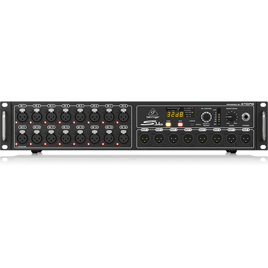 Behringer S-16 Digital Snake I/O Box with 16 Mic Inputs 8 Outputs AES50 and KLARK TEKNIK SuperMAC (S16 S 16)