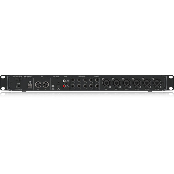 Behringer UMC-1820 Audiophile 18x20 USB MIDI Audio Interface with Midas Mic Amp (UMC1820 UMC 1820)