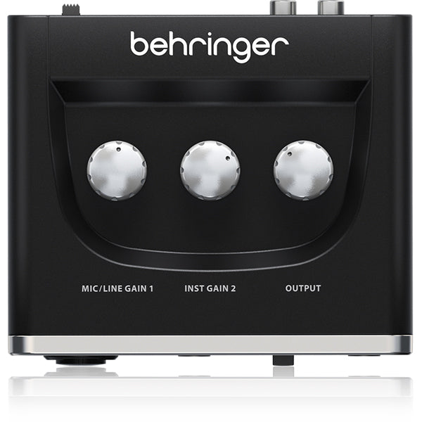 Behringer UM-2 Audiophile 2 X 2 USB Audio Interface with XENYX Mic Preamps (UM2 UM 2)
