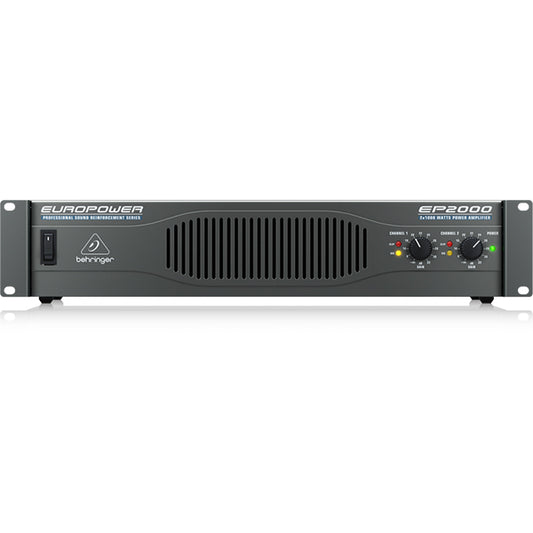 Behringer EP-2000 Professional 2000 Watt Stereo Power Amplifier Amp with ATR Technology (EP2000 EP 2000)