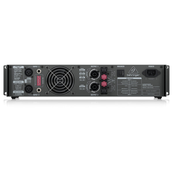 Behringer EP-2000 Professional 2000 Watt Stereo Power Amplifier Amp with ATR Technology (EP2000 EP 2000)