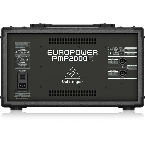 Behringer PMP-2000D 24 Bit Multi FX Processor 2 x 165W 250W Powered Power Box Mixer (PMP2000D PMP2000 PMP-2000 D PMP 2000D)