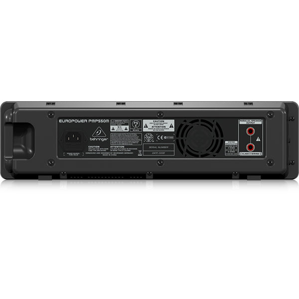 Behringer PMP-550M 5Mic Line Input 250W x 2 Channel KLARK TEKNIK Multi FX Processor (PMP550M PMP500 PMP-500 M PMP 550M)