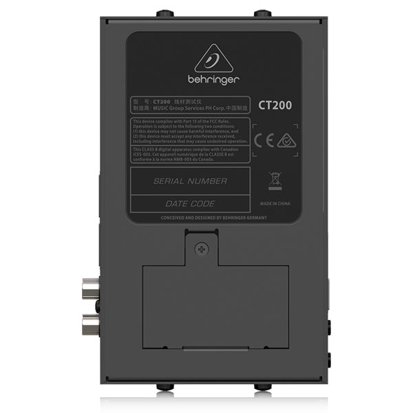 Behringer CT-200 Microprocessor Controlled 8 in 1 Cable Tester RCA MIDI USB & RJ45 (CT200 CT 200)