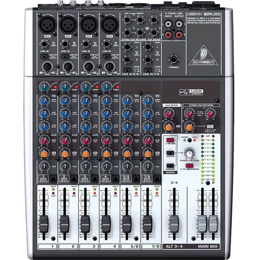 Behringer XENYX-1204USB Premium 12 Input Portable Mixer (XENYX1204USB XENYX 1204USB)