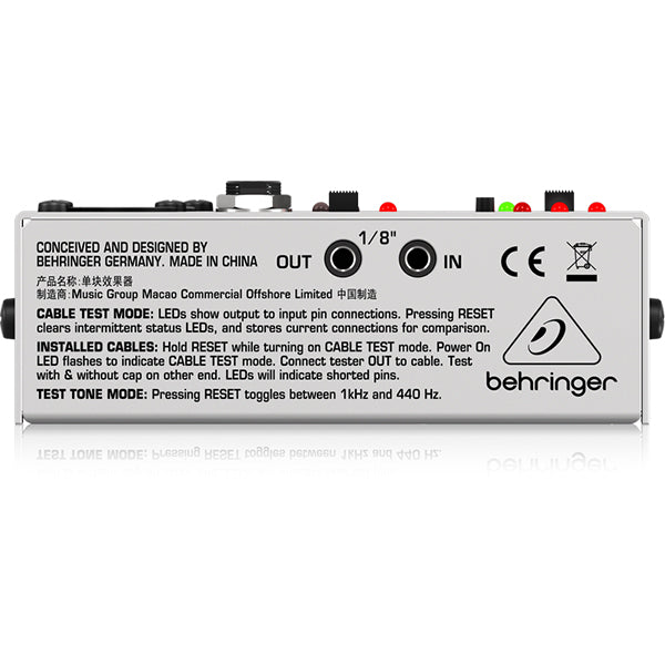 Behringer CT-100 Microprocessor Controlled 6 in 1 Cable Tester XLR TRS RCA and MID (CT100 CT 100)