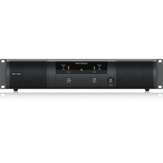 Behringer NX-1000 Ultra Lightweight 1000 Watt Class D Power Amplifier Amp (NX1000 NX 1000)