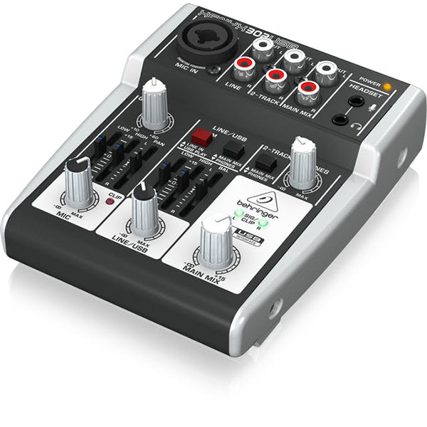 Behringer XENYX-302USB Premium 5 Input Portable Mixer (XENYX302USB XENYX 302USB)