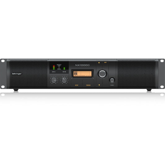 Behringer NX-1000D Ultra Lightweight 1000 Watt Class D Power Amplifier Amp (NX1000D NX 1000D)