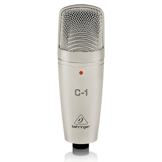Behringer C-1 Large Diaphragm Studio Condenser Cardioid Pickup Pattern Microphone Mic (C1 C 1)