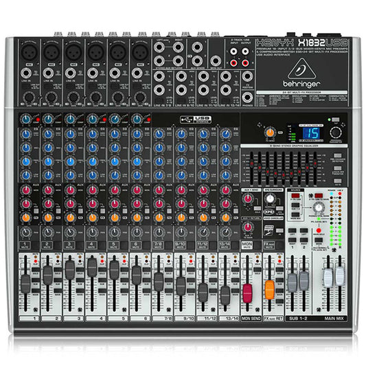 Behringer XENYX-X1832USB Premium 18 Input Portable Mixer (XENYXX1832USB XENYX X1832USB)