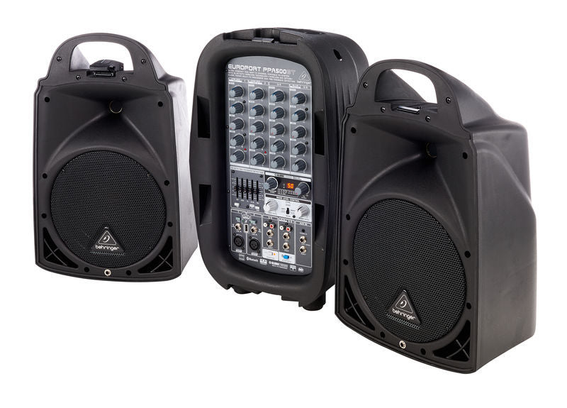 Behringer Europort PPA-500BT 500W 6 Channel Portable PA System with Bluetooth (PPA500BT PPA 500BT PPA500 BT)