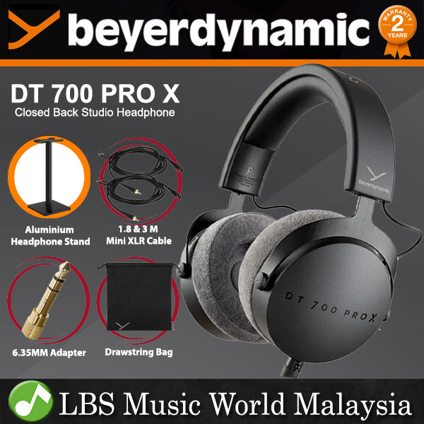 Beyerdynamic DT 700 Pro X 48 Ohms Closed Back Studio Mixing Headphones with Detachable Cable (DT700 ProX)