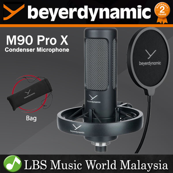 Beyerdynamic M 90 Pro X Large Diaphragm Condenser Microphone with Pop Filter and Elastic Mic Mount (M90 ProX)