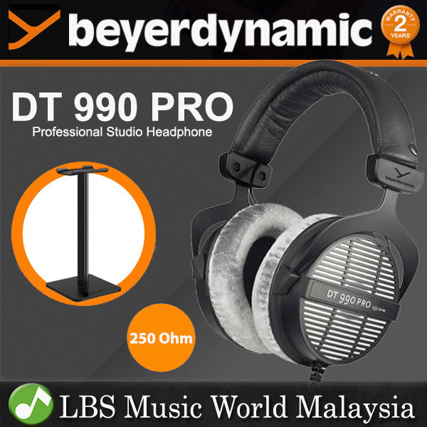 Beyerdynamic DT 990 PRO 250 Ohm Studio Open Back Headphones Mixing