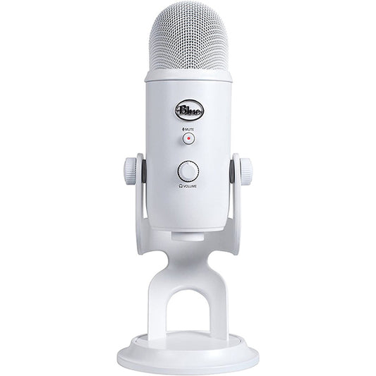 Blue Microphones Yeti USB Mic with Cable Professional Recording - Whiteout