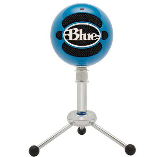 Blue Microphones Snowball USB Mic With Stand and Cable - Electric Blue