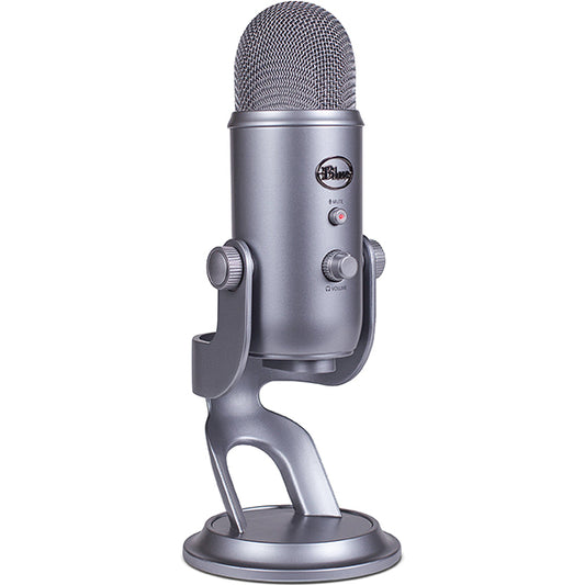 Blue Microphones Yeti USB Mic with Cable Professional Recording - Cool Grey