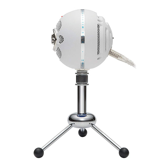 Blue Microphones Snowball USB Mic With Stand and Cable - Textured White