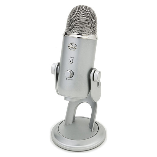 Blue Microphones Yeti Studio USB Microphone with Cable Professional Recording (Silver)