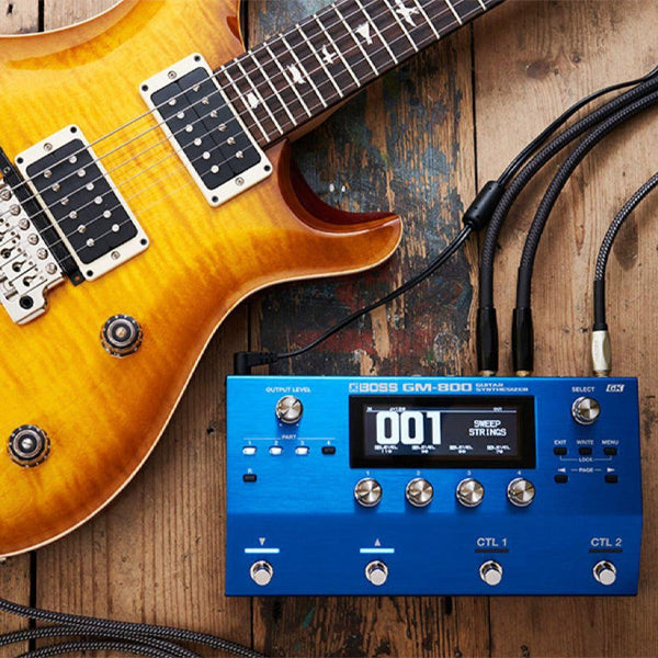 Boss GM-800 Guitar and Bass Synthesizer Pedal with Serial GK Interface (GM800 GM 800)