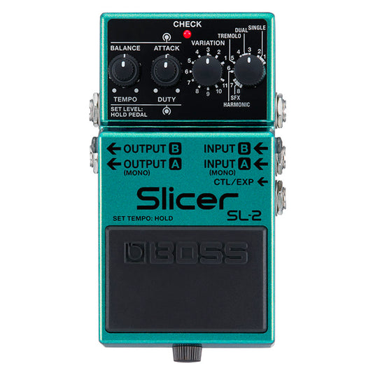 Boss SL-2 Slicer Audio Pattern Processor Guitar Effect Pedal (SL2 SL 2)