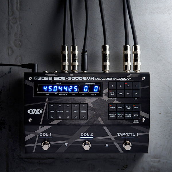 Boss SDE-3000EVH Dual Digital Delay Guitar Effect Pedal (SDE3000EVH SDE 3000EVH)