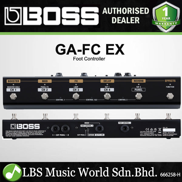 Boss GA-FC EX 8 Channel Foot Controller for Katana Amplifiers