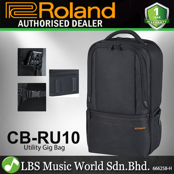 Roland CB-RU10 | Boss CB-BU10 Backpack Utility Gig Bag for Accessories (CBRU10 CBBU10)