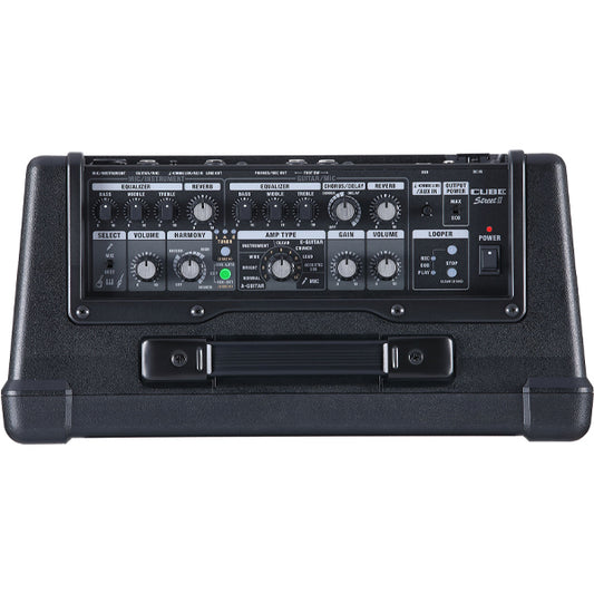 Boss CUBE STREET II 10 Watt 2 x 6.5 Inch Battery Powered Guitar Combo Amplifier Speaker Amp