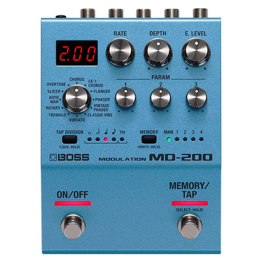 Boss MD-200 Modulation Effects Pedal with 12 Modulation Modes (MD200)