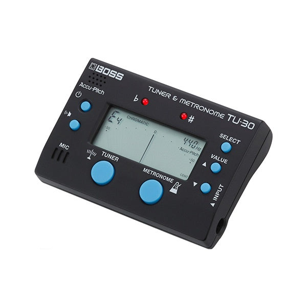 Boss TU-30 Chromatic Tuner and Metronome For All Instrument (TU30 TU 30)