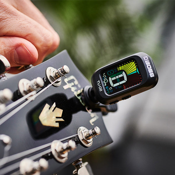 Boss TU-02 Clip On Chromatic Tuner For Electric Guitar Bass Ukulele Tuning (TU02)