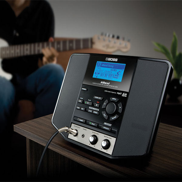 Boss JS-8 eBand Audio Player with Guitar Effects Portable Speaker for Mic and Guitar (JS8 JS 8)