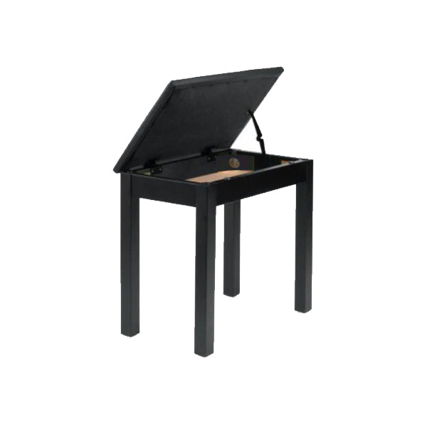 BSL HY-TM11 Bench Piano Keyboard Leather with Storage Box Black (HYTM11 HY TM11)