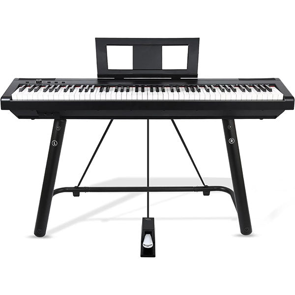 BSL U Shaped Piano & Keyboard Stand with Locking Straps for 61, 76 and 88 Keys
